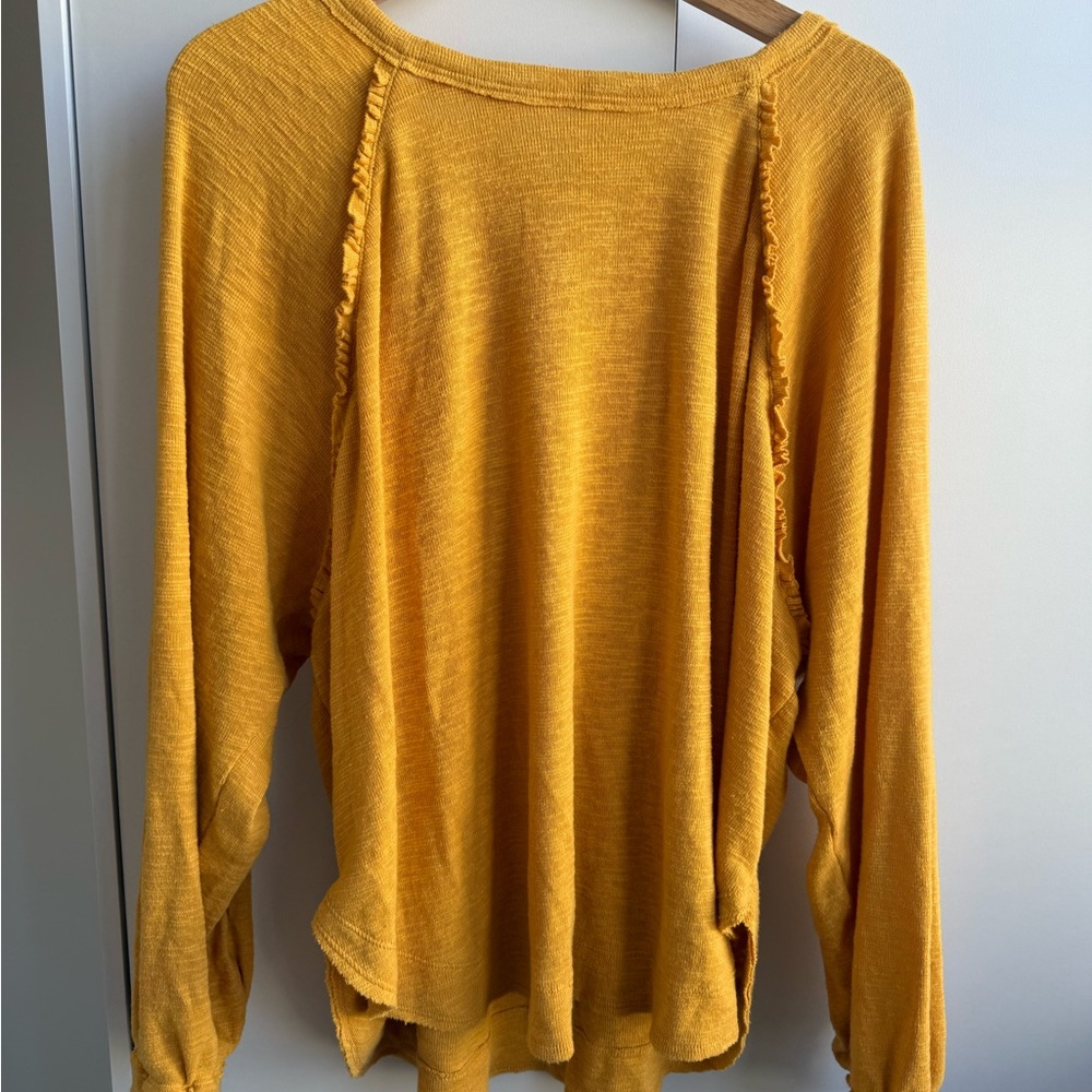 Pilcro Mustard Yellow Sweatshirt